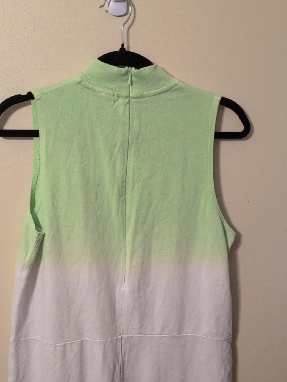 Nike Green and White Dip-Dye Sleeveless Jumpsuit - Picture 4 of 8